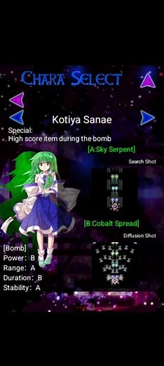 touhou thousand night anamnesis:all playable characters