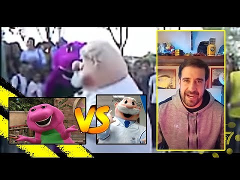 Pelea de Botargas #2 | Barney vs Doctor Simi | Bob Esponja vs Calamardo