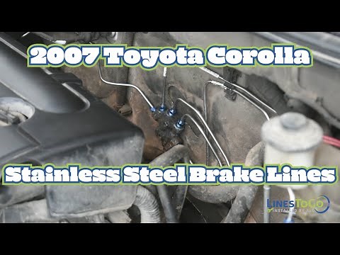 How to Install 2003-2008 Toyota Corolla Brake Lines