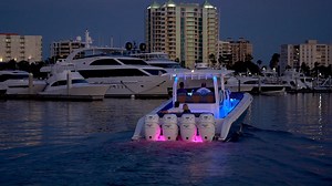 Discover the features of the all-new 43NX! Learn more at http://fntnboat.co/43NX. | Fountain Powerboats