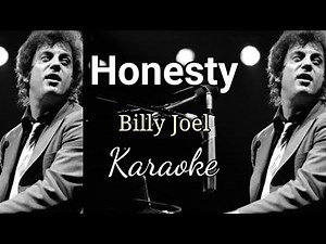 Honesty KARAOKE Lyrics - Billy Joel