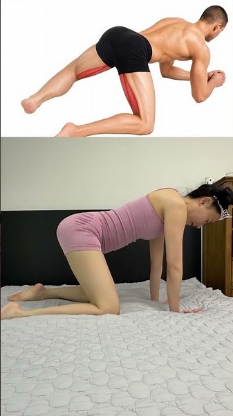 Burn Fat While You Sleep: 1-Min Bedtime Stretch 🛌🔥