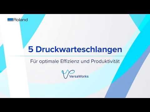 VersaWorks 6: Druckwarteschlangen