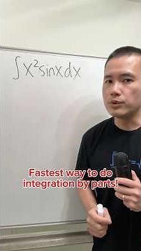 How to do integration by parts using the DI method (part 1)