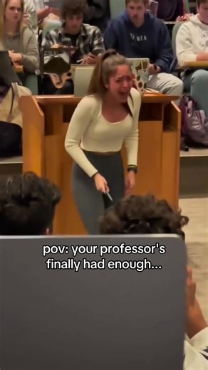 valid crashout lowk… 💀 #professor #lecture #college #crashout #school | college professors