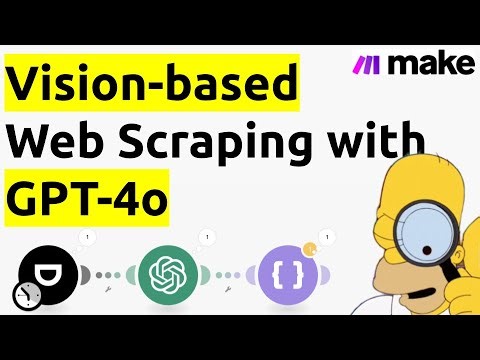 Vision-based Web Scraping with the New GPT-4o model in Make.com