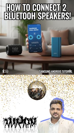 Prashant Singh on Instagram: "🎧 How to Connect 2 Bluetooth Speakers to ONE Samsung android Phone! (Dual Audio Tutorial) Want to play music through two Bluetooth speakers at the same time? In this video, I’ll show you the exact steps to unlock the Samsung Dual Audio feature so you can sync two speakers (or two pairs of headphones) to a single Galaxy device! No extra apps are required—this is a native feature in One UI. Whether you're using an S25, S21, or a Galaxy Tab, this "hidden" setting will