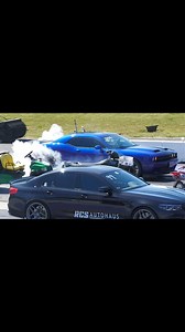 Domestic vs Import Drag Racing – BMW M5 Takes On Dodge Challenger Hellcat Redeye #dragrace #dragracing #bmw #m5 #hellcat #dodgechallenger #race | Wheels