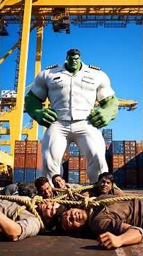 Captain Hulk vs Dangerous Pirates | Full Action Movie | Hulk Saved Indian Ship! 🇮🇳⚓ #hulk #ship #ai