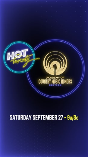 Get ready to experience the heart and soul of the Country Music Industry’s Favorite Night on #cmtHot20: #ACMhonors Edition, a three-hour special airing this Saturday, September 27, on CMT. The special celebrates some of the Country Music industry’s most impactful contributors, while highlighting never-before-seen backstage footage, emotional dedications, and once-in-a-lifetime performances and collaborations. Don’t miss CMT HOT 20: ACM HONORS EDITION airing this weekend, Sat & Sun at 9a/8c on CM