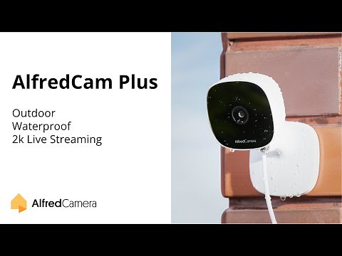 Introducing AlfredCam Plus: 2K Outdoor Camera With IP65 Waterproof & AI Detection