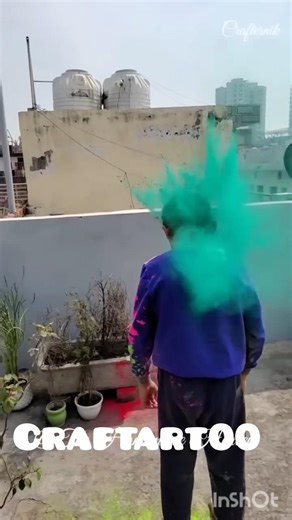 how to make a origami homemade colour boom tesu paper #shorts