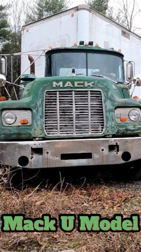 Mack U Model tractor and pup trailer. Haul freight