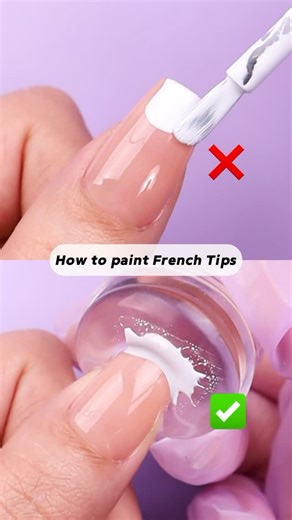 Saviland | 💕How to draw a perfect French Nails🔥Here’s the easy way #saviland product used: 🫶🏻One-step French Nails French Stamper 💗Follow us for... | Instagram