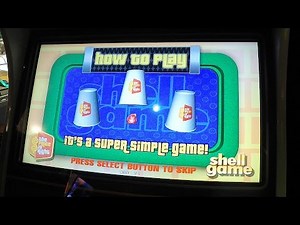 The Price Is Right Shell Game Ticket Redemption Arcade Kids Fun