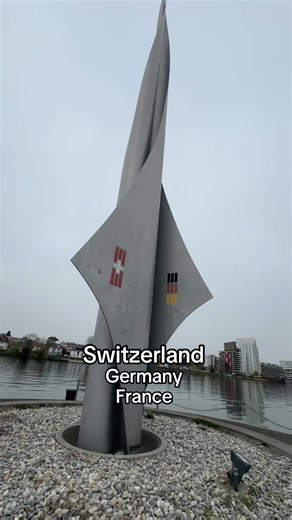 3 countries in one day 🇨🇭🇩🇪🇫🇷 #travel #beautifulworld #lifegoeson #keepgoing #BorderTriangleBasel