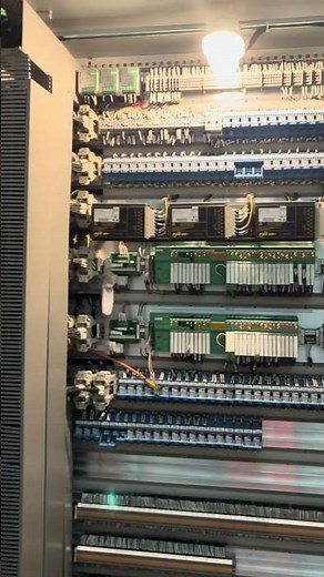What does inside a 400kV substation control panel look like?