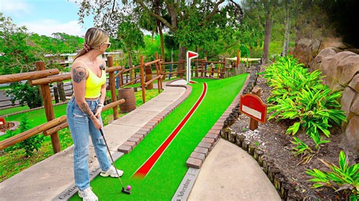 Elisha's secret weapon returns to this mini golf course!