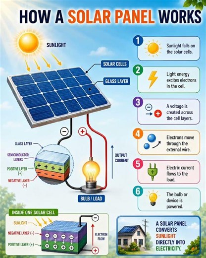 Solar Panel Complete Guide | Parts, Working & Electricity Generation