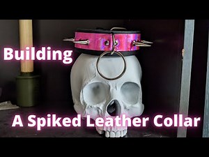 Making a Leather Spiked Collar