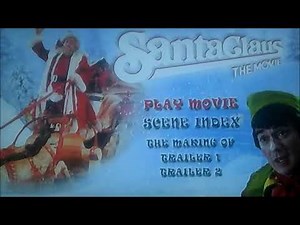 DVD Opening to Santa Claus the Movie UK DVD