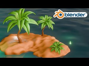 Making a Palmtree Island | Blender 4.0