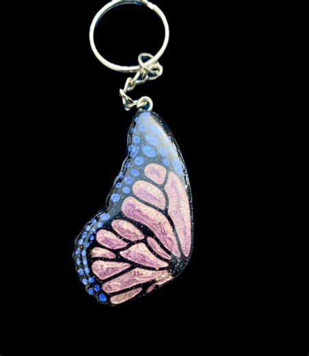Butterfly wing keychains