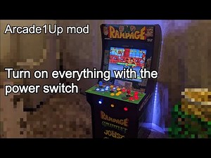Arcade1up Mod: Turn on/off EVERYTHING with the power switch