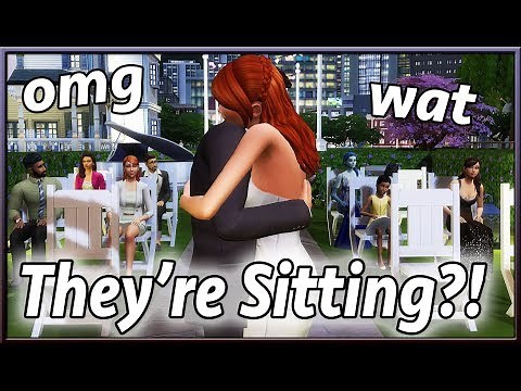 WEDDINGS FIXED?! | The Sims 4 (Sit Please Mod by camsin259)