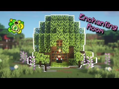 Minecraft | Wooden Enchanting Room Idea | How to Build a Wooden Enchanting Room