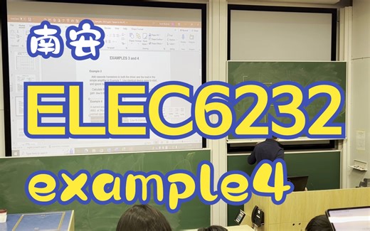 南安普顿大学ELEC6232：Analogue and Mixed Signal CMOS Design 3.5 example4