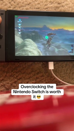 Overclocking the Nintendo Switch is worth it #nintendo #nintendoswitch #nintendoswitch2 #wii #wiiu