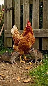 A Mouse Family in the Chicken Coop – Life Between Two Species 🐭🐔🌾
