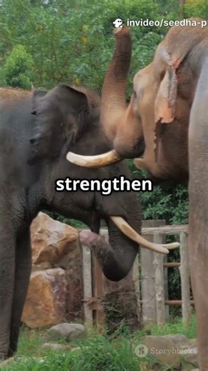 What Do ELEPHANTS Really Mean When They Touch Faces?