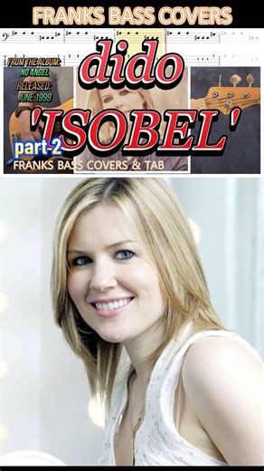 ISOBEL - DIDO | FRANKS BASS COVERS #shorts2026 new p2