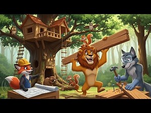 Fur, Roar, and Cunning | Wolf, Lion & Fox Adventure for Kids | 2D Animated Story