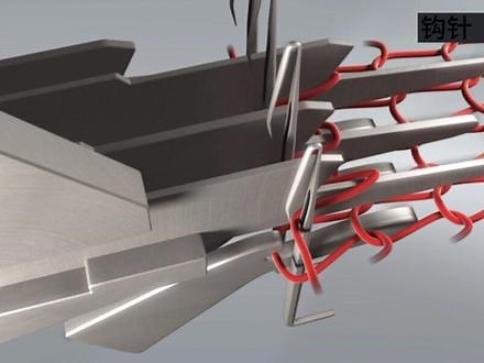 钩针工作原理/针织机#针织 #纺织 #龙纬针织机械 #中国智造 #科普#大圆机,钩织机器- 抖音