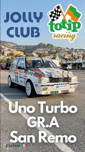 Return to the Golden Years: Jolly Club with the Uno Turbo TOTIP - Fiat Uno Turbo Rally
