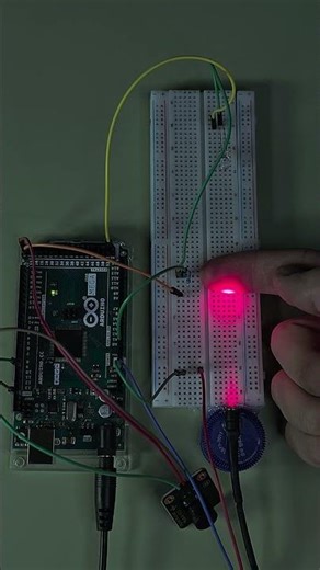 Laser Security System 🚨 #laseralarm #security #arduino #electronics #diy #shorts