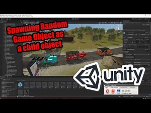 How to instantiate a game object as a child of an existing game object - Unity Random Object Spawner