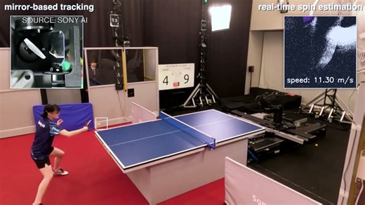 Ping pong robot uses agentic AI