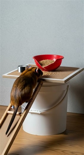 The worlds most amazing homemade mouse toy watch it in action #diytoys #petfun #mouseplay