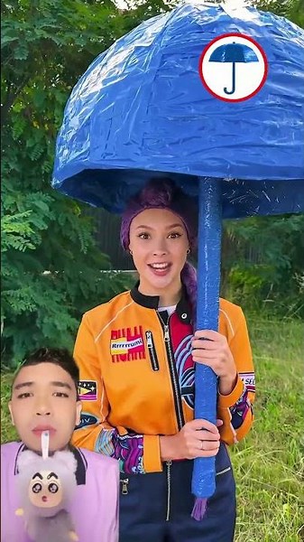 Rumi used umbrellas and they all got ruined 😭 #kpopdemonhunters