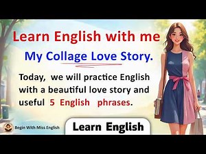 My Collage Love Story ✅ Learn English through story level 1 | Learn English phrases with Story