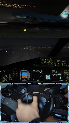 MSFS 2024 PMDG 777 NIGHT landing at Princess Julianna #msfs2020 #msfs2024 #aviation