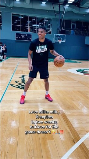 And what place to love the game better than here!the Boston Celtics Practice facility #celtics#nba☘️