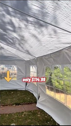 Stylish 10x30 White Tent with Removable Sidewalls for Any Event