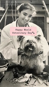 Happy World Veterinary Day! Thank you to all the incredible veterinarians, nurses, specialists, and passionate people who dedicate their lives to caring for animals 🐩🐈🐄🦆🐇🦘 It’s hard to believe it’s been nearly 40 years since I first started out at vet school. YIKES! Here’s a throwback to me as a fourth-year vet student — complete with very enthusiastic eyebrows! 🤣 I’m still so proud to be part of a profession filled with people who lead with compassion, kindness, and an unwavering commitm