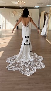 80K views · 1.2K reactions | First: A combination of crepe and lace. Perfect for the bride who wants a touch of details. Second: Full lace and plenty of details. Perfect for the bride who wants a romantic feel to her wedding dress. #romanticwedding #romanticweddingdress #engaged #weddingdetails | Flares bridal | Facebook