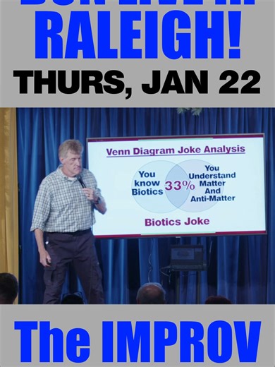 Don McMillan Live Comedy Show in Raleigh